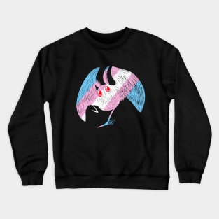 Transgender Pride Mothman Crewneck Sweatshirt